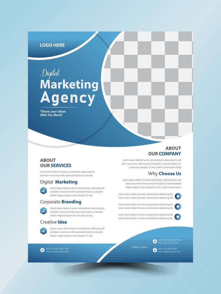 Creative Business Flyer Design, Templates Free, Eps Templates vector