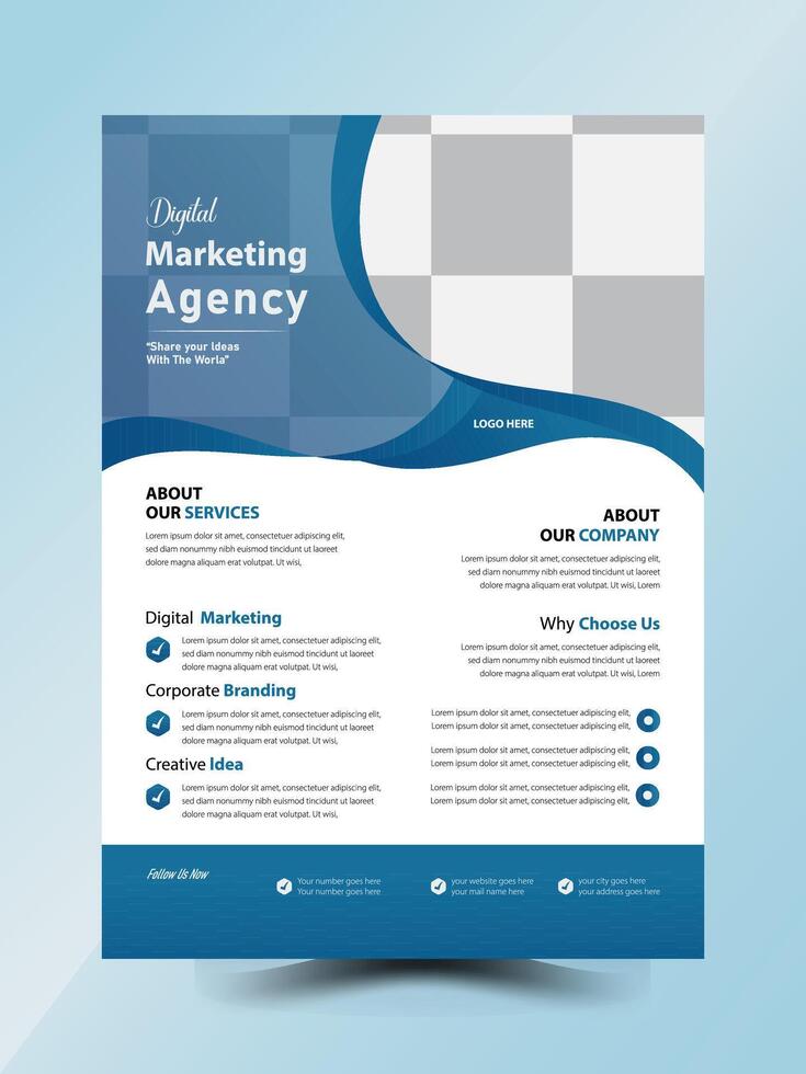 Creative Business Flyer Design, Templates Free, Eps Templates vector