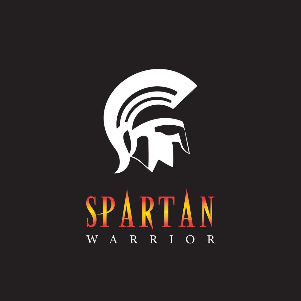 Spartan Warrior Emblem Showing Bold, Classic, and Timeless Logo Design vector