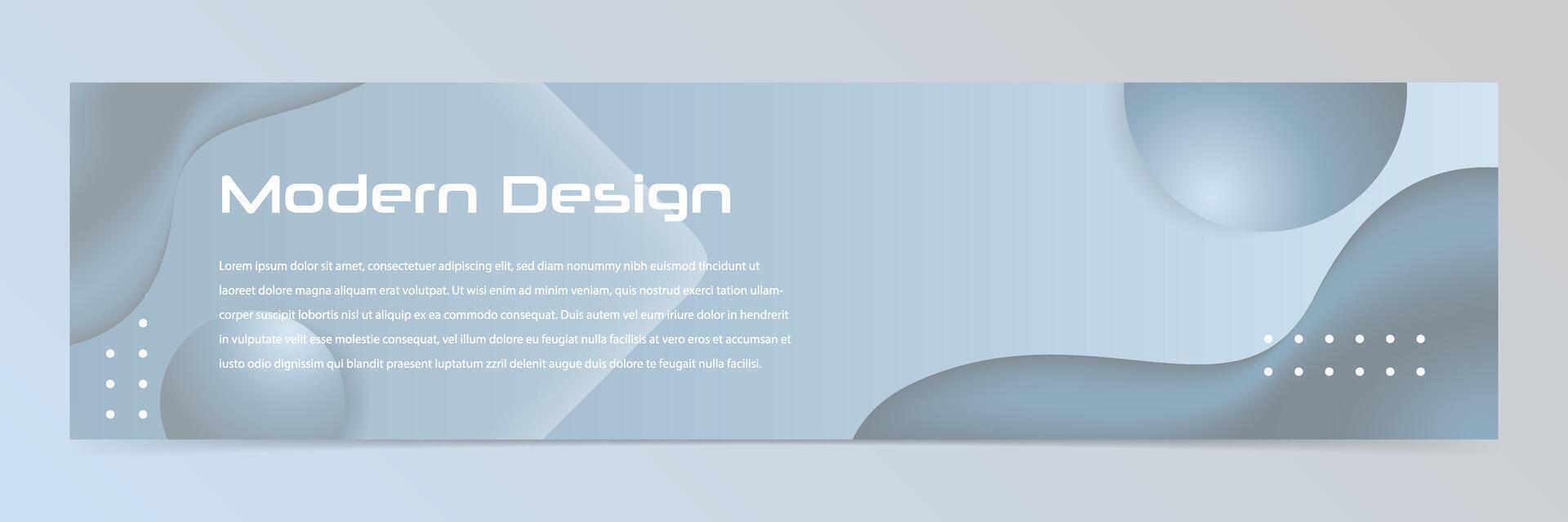 Modern abstract technology banner template vector