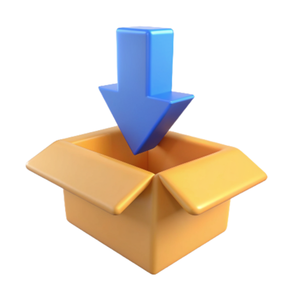 Download Package 3d Asset png