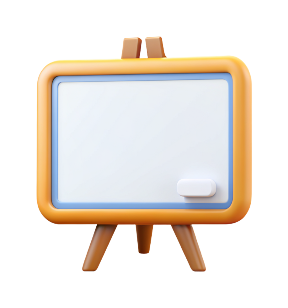 Whiteboard Object 3d Graphic png