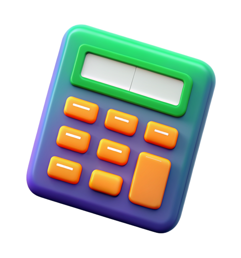 Calculator Tool 3d Image png