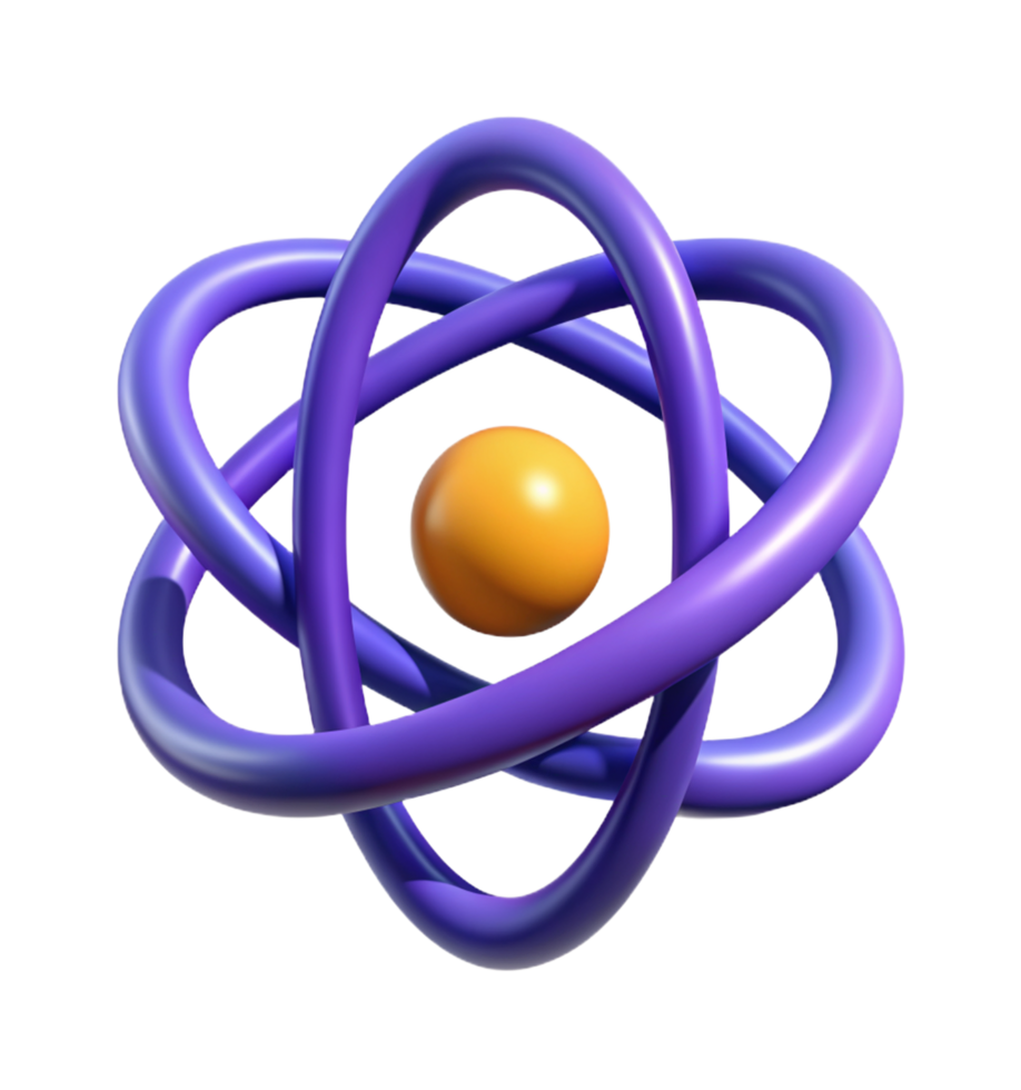Atom Molecule 3d Element png