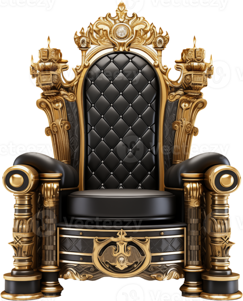 King throne armchair png