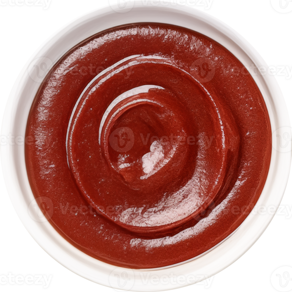 Tomato sauce in white bowl png