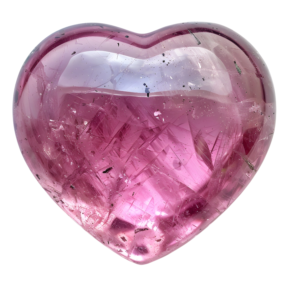 Pink heart glass icon png