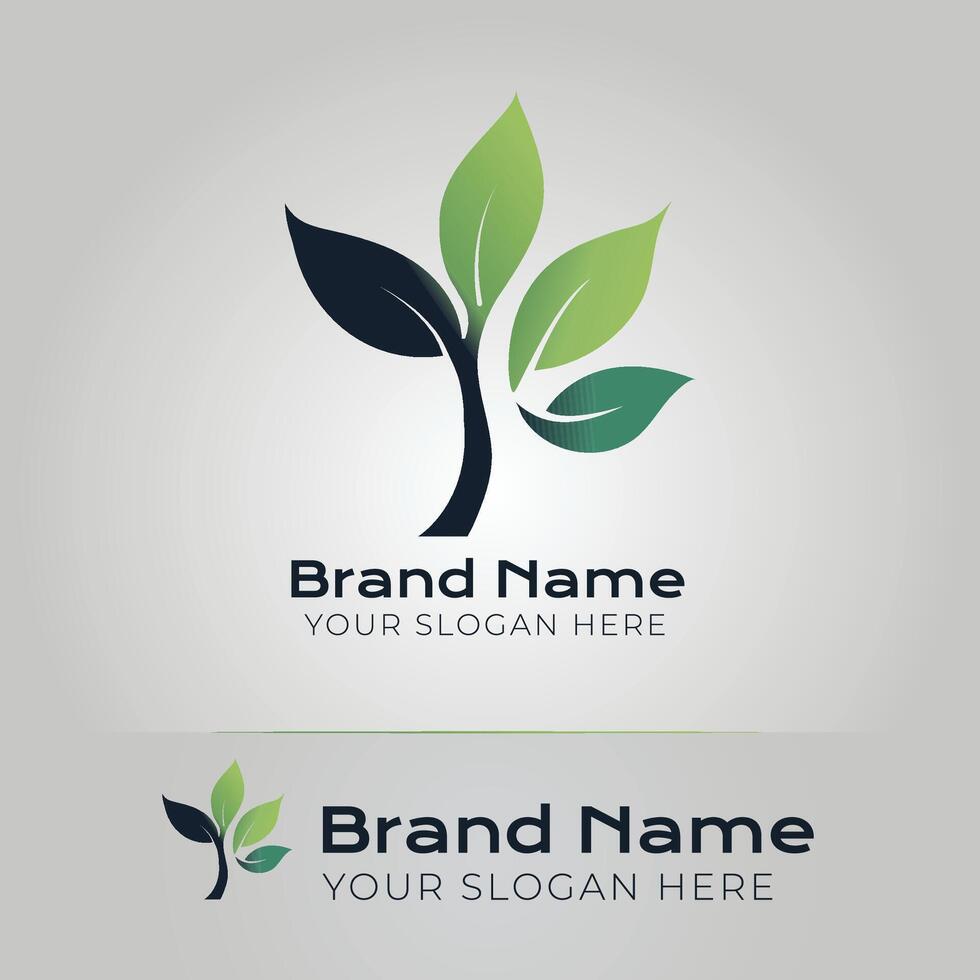 Organic logo design template . Exploring the Vibrant Visuals of Your Bud Logo vector