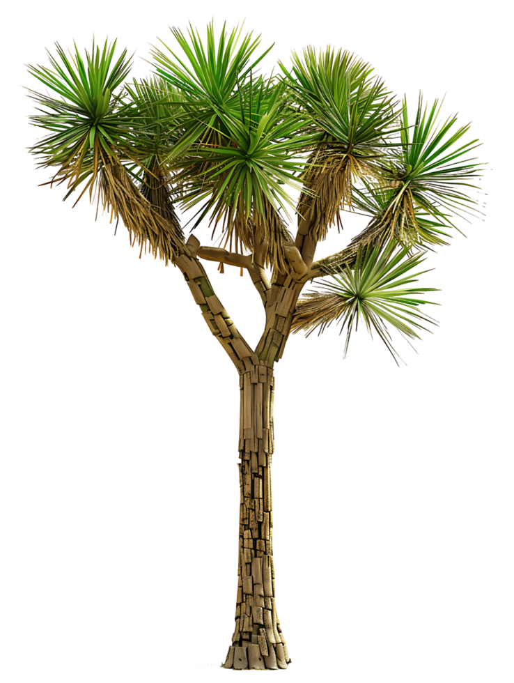 Yucca Brevifolia on Transparent Cutout png