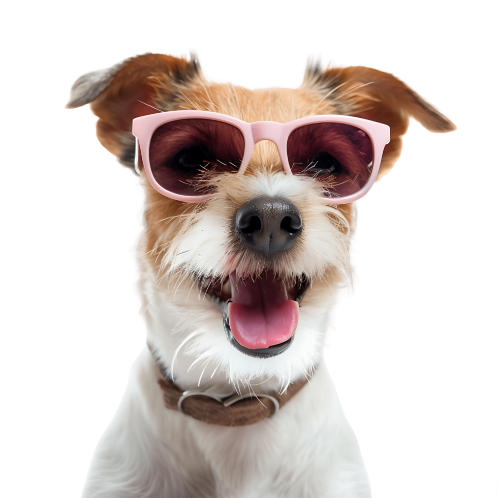 Puppy with Sunglasses Transparent Background png