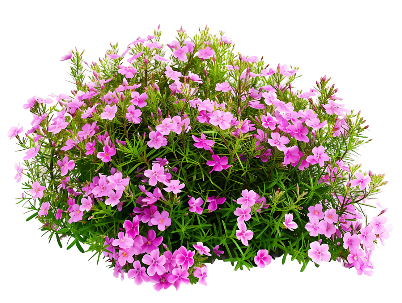 Phlox Subulata Isolated on Transparent Background png