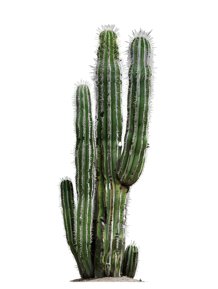 Cephalocereus Senilis Tree with Transparent Background png