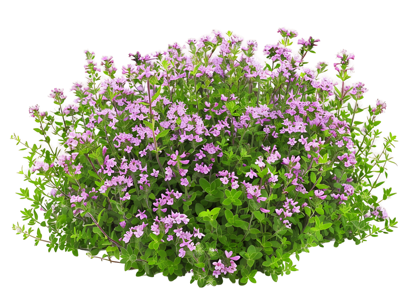 Thymus Serpyllum on Transparent Background png