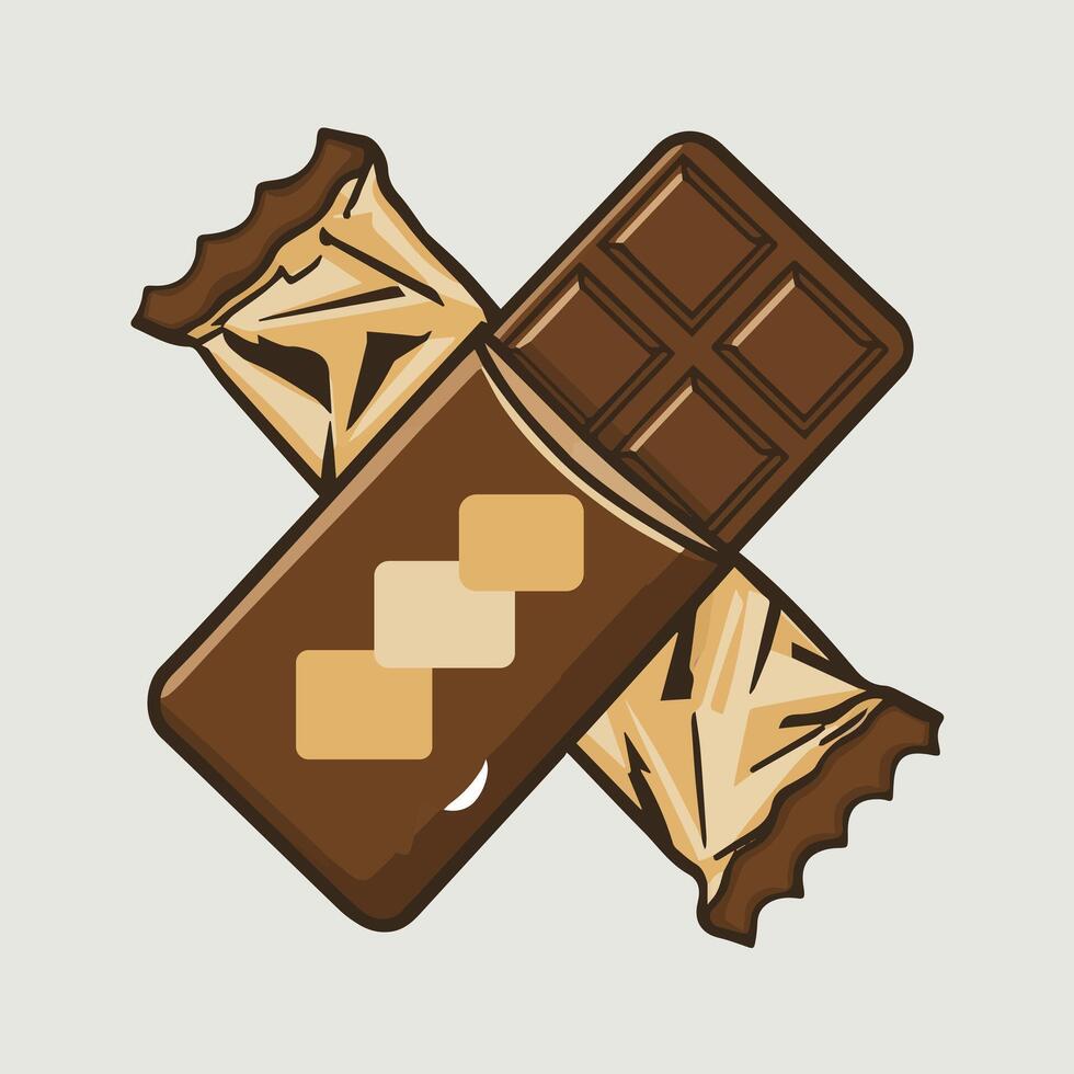 Chocolate Illustration Designs vector