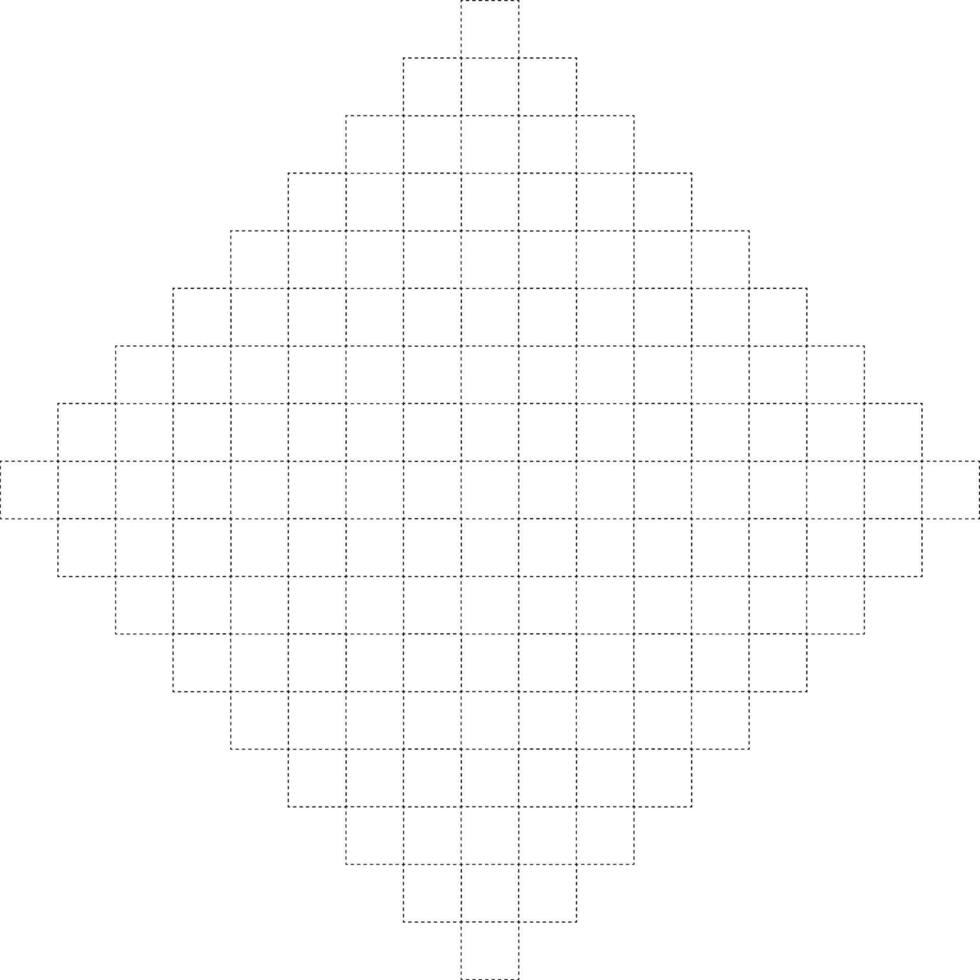 pattern. Modern stylish texture. Repeating geometric tiles with dotted rhombus vector