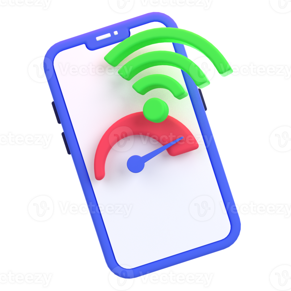 Web Optimization 3D icon concept. 3d illustration of high speed internet png