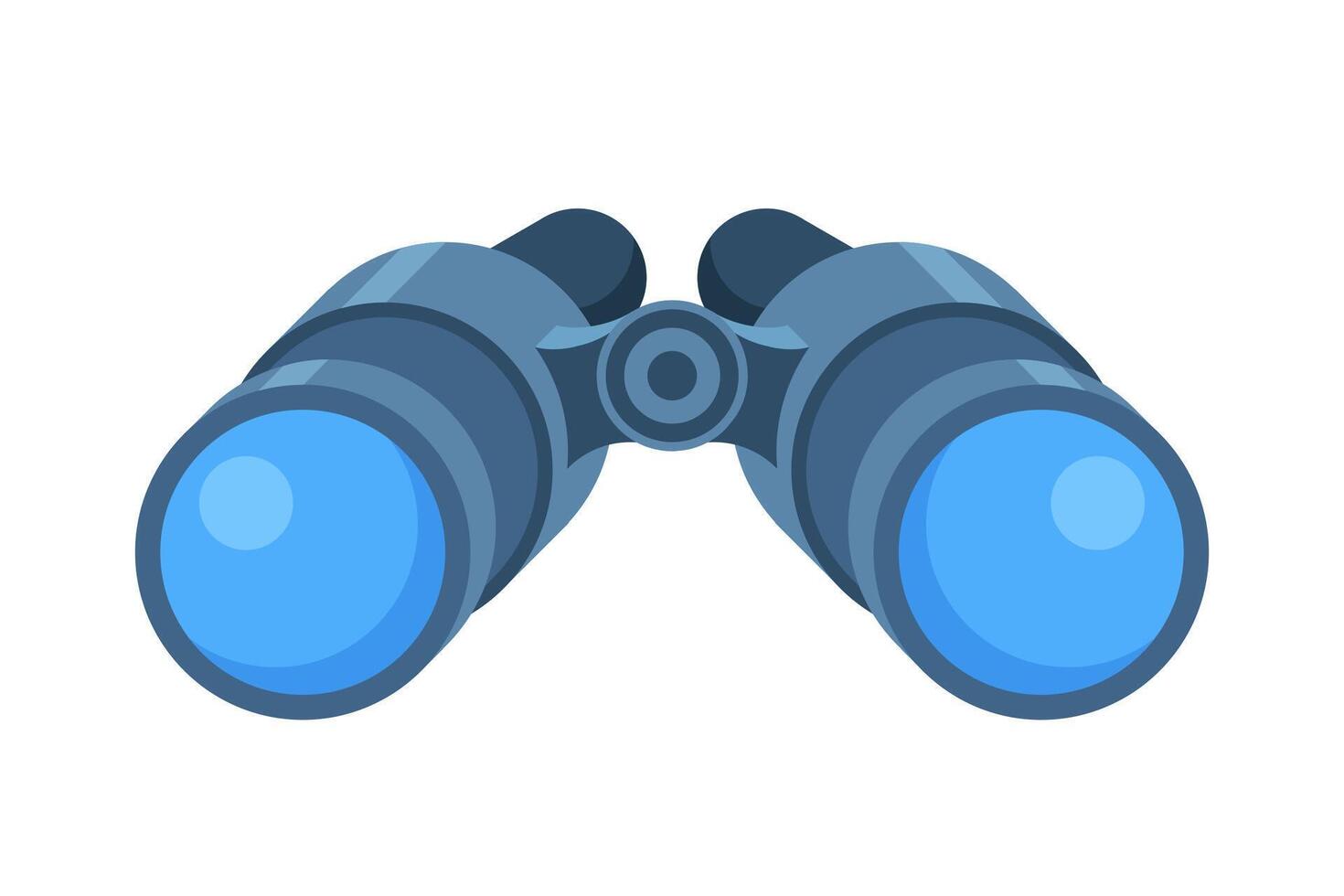 Tourist, travel binoculars. Element for Camping, traveling, trip, hiking, camper, nature, journey, campsite elements. . vector