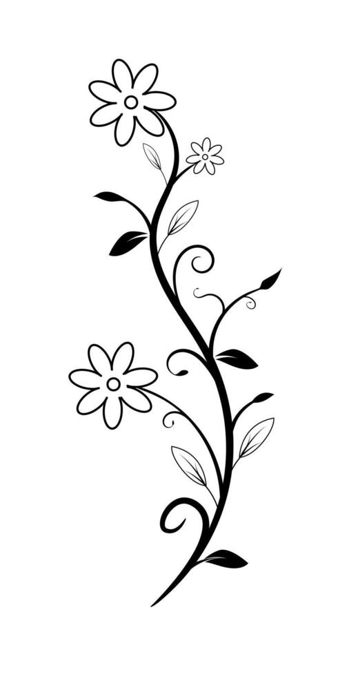 flourish flower ornament 46903829 Vector Art at Vecteezy