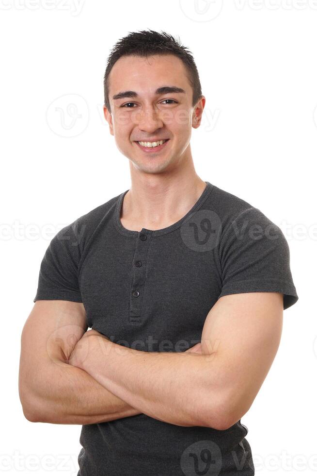 smiling young man photo