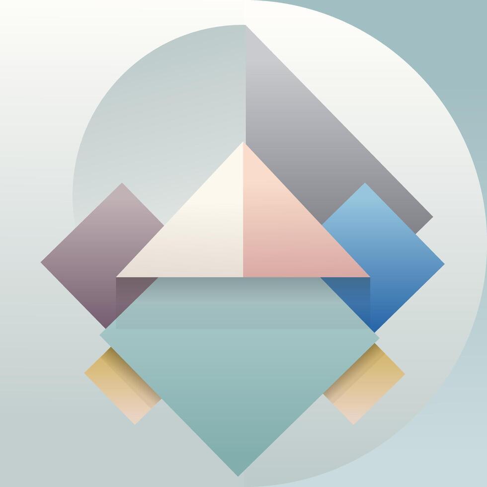 Asymmetric Gradient Abstract Shape Background with Simple Style vector