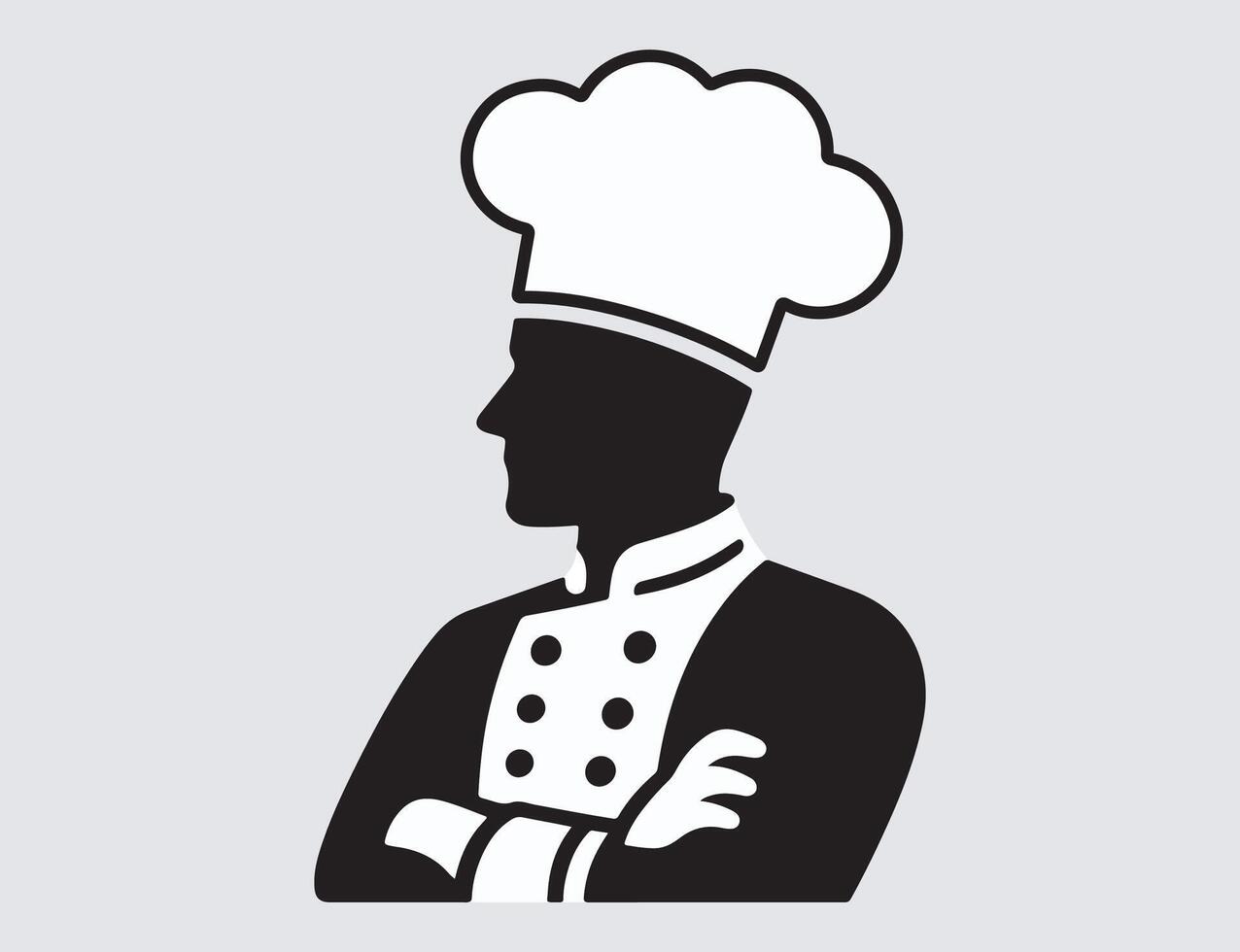 chef icon, chef flat icon from chef collection for web. vector