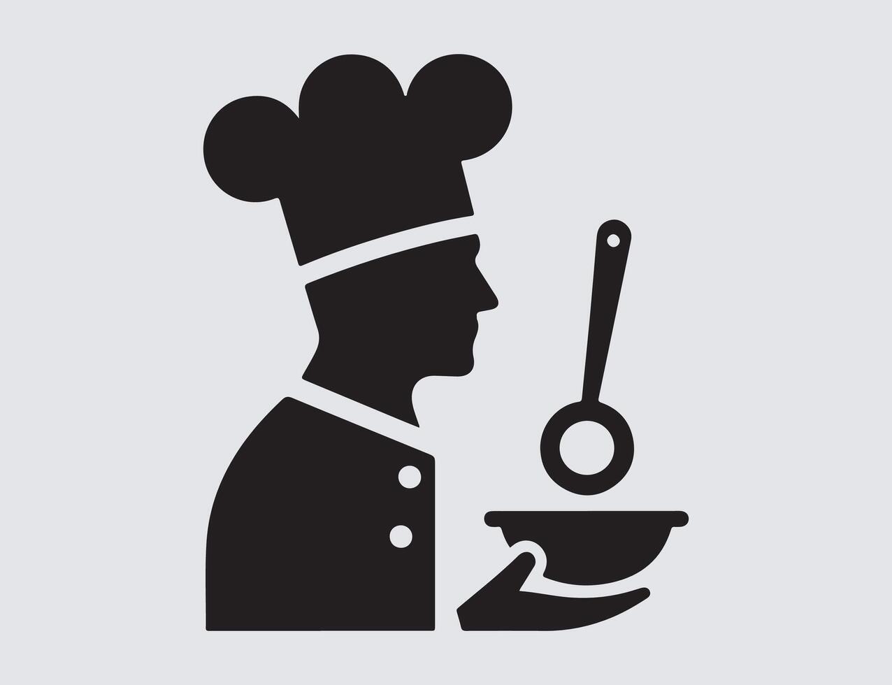 chef icon, chef flat icon from chef collection for web. vector