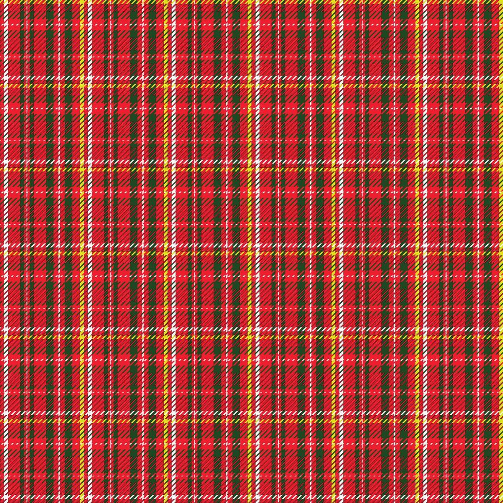 red and white plaid pattern vector