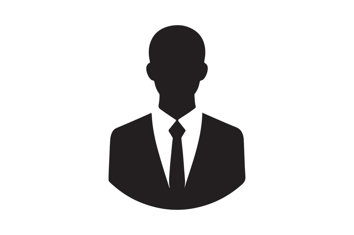 Man silhouette art illustration. vector