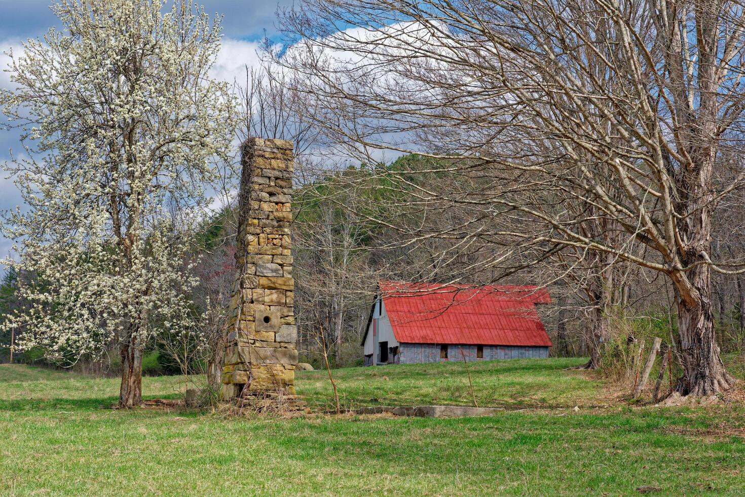 Old homestead country scene photo