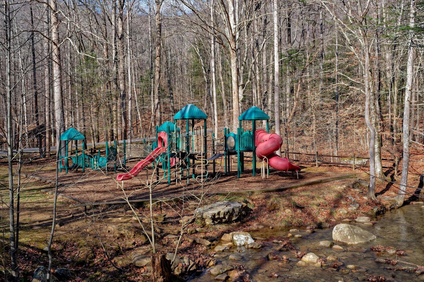 Playground in a park photo
