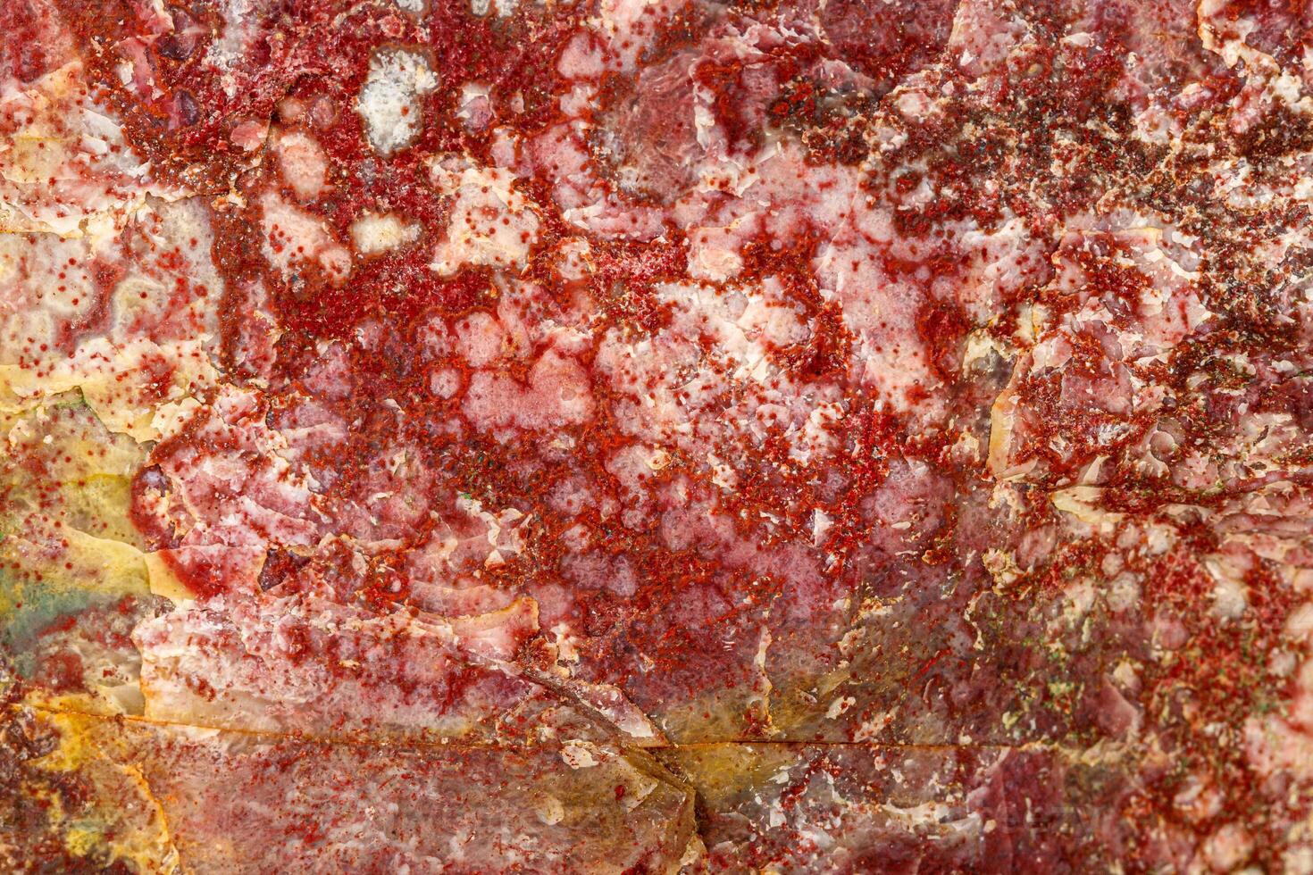 Macro stone Jasper mineral on white background photo