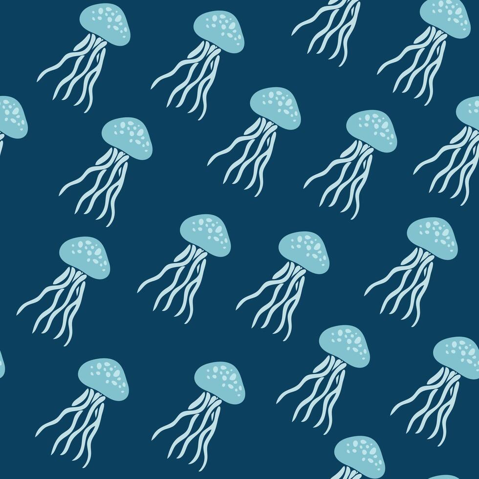 Underwater sea plants pattern. Seamless pattern for textile and fabric vector