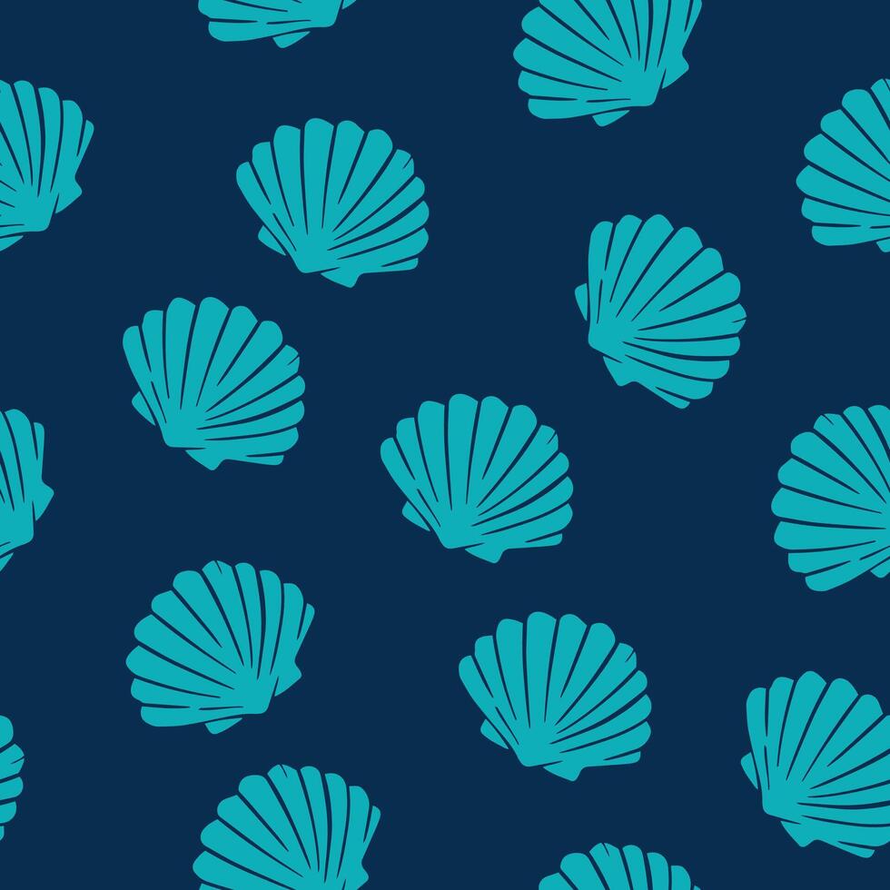 Underwater sea plants pattern. Seamless pattern for textile and fabric vector
