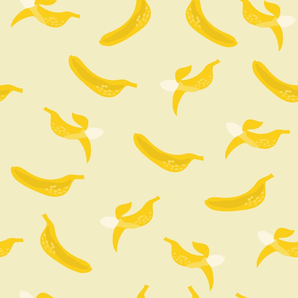Seamless fruits pattern. Trendy hand drawn textures. Modern abstract design for fabric, paper, cover, interior decor and other users. vector