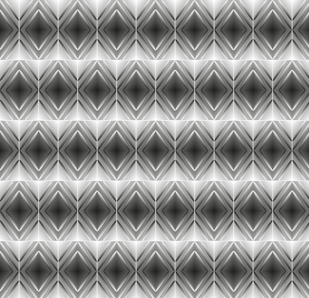 Texture in the form of a geometric pattern of black rhombuses on a white background vector