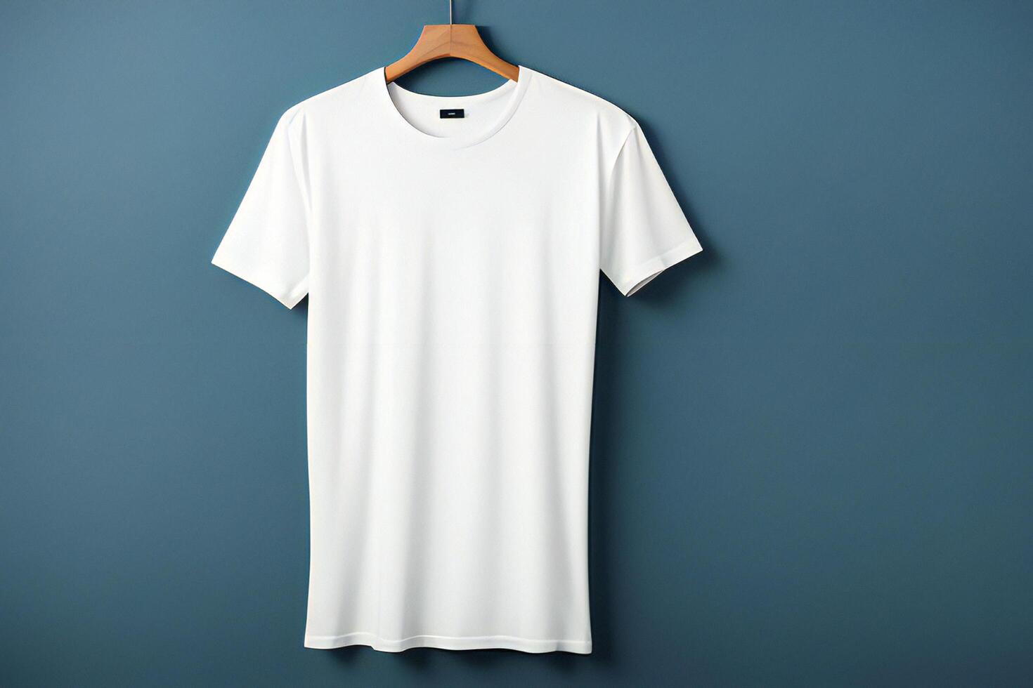 White T-Shirt Mockup. photo