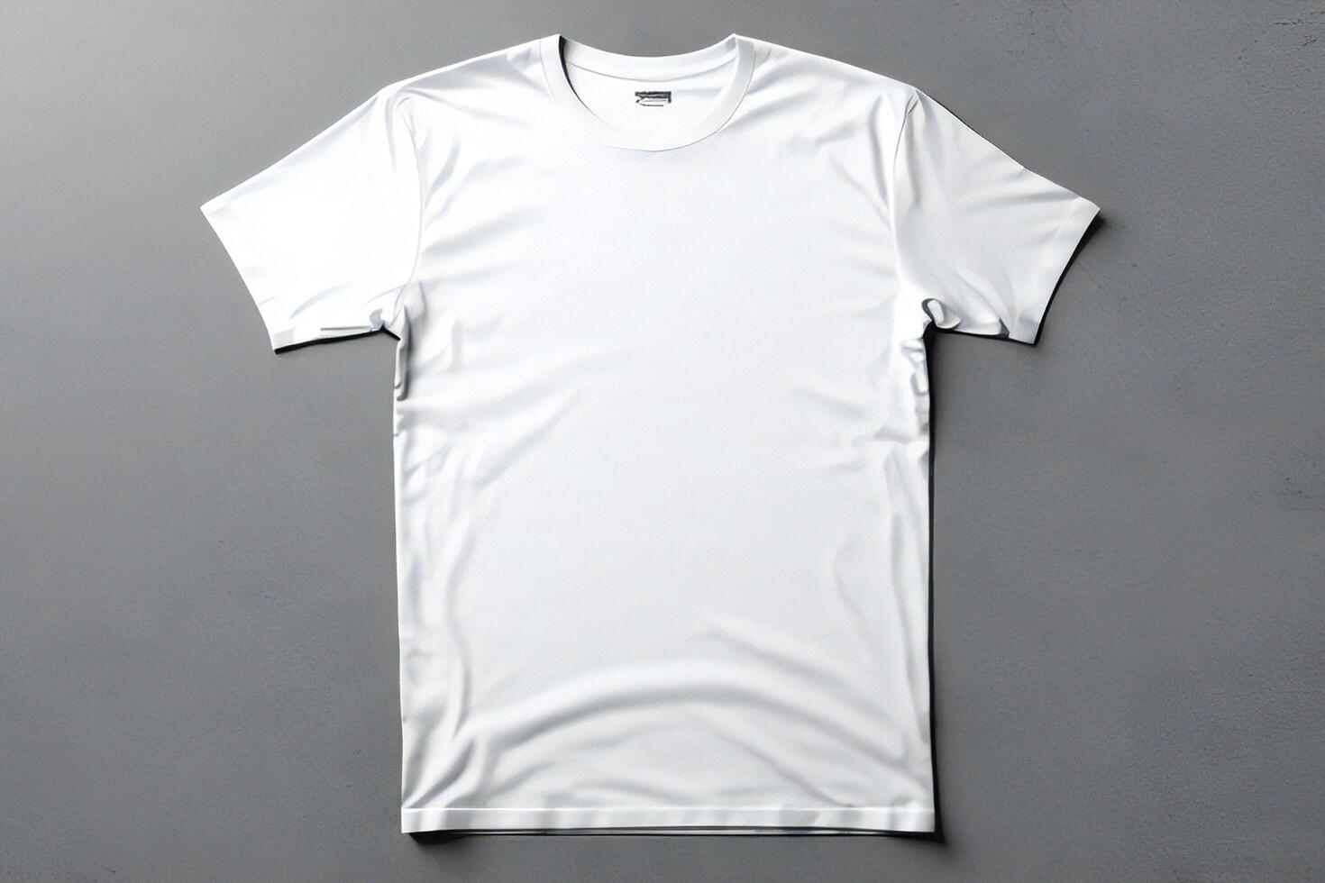 White T-Shirt Mockup. photo