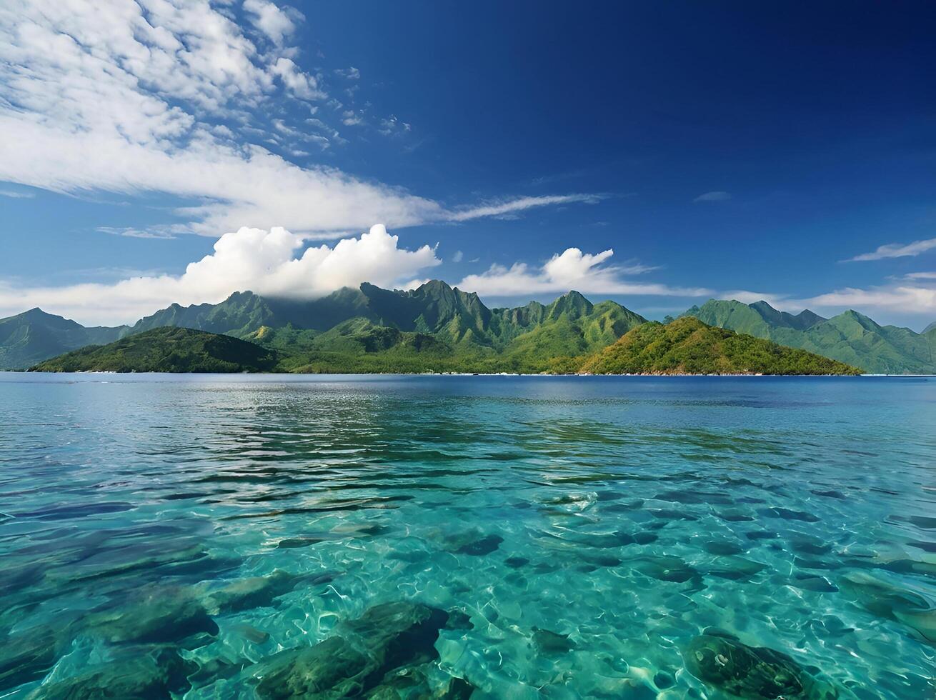 Sea tropical landscape photo