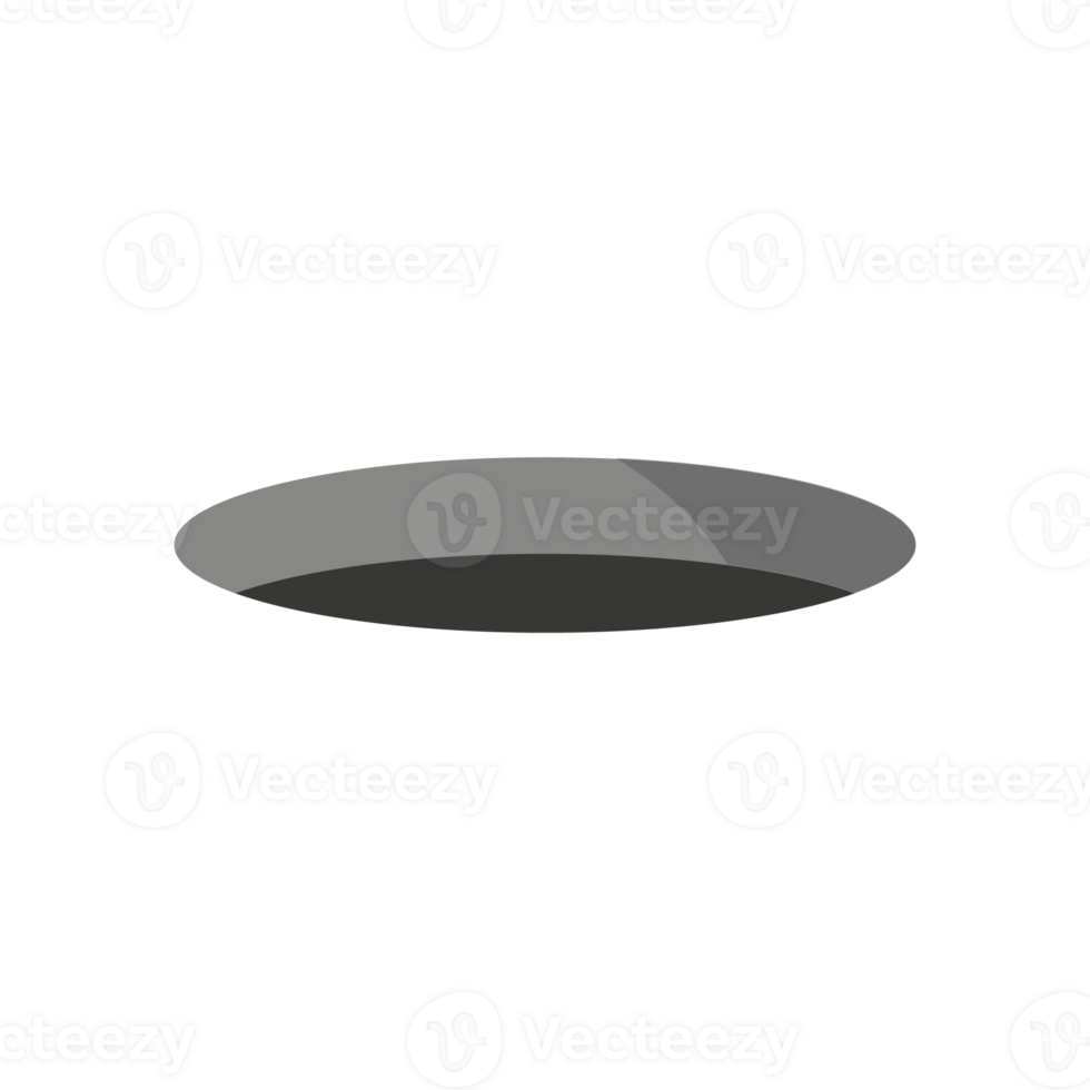 Flat design modern hole icon. png