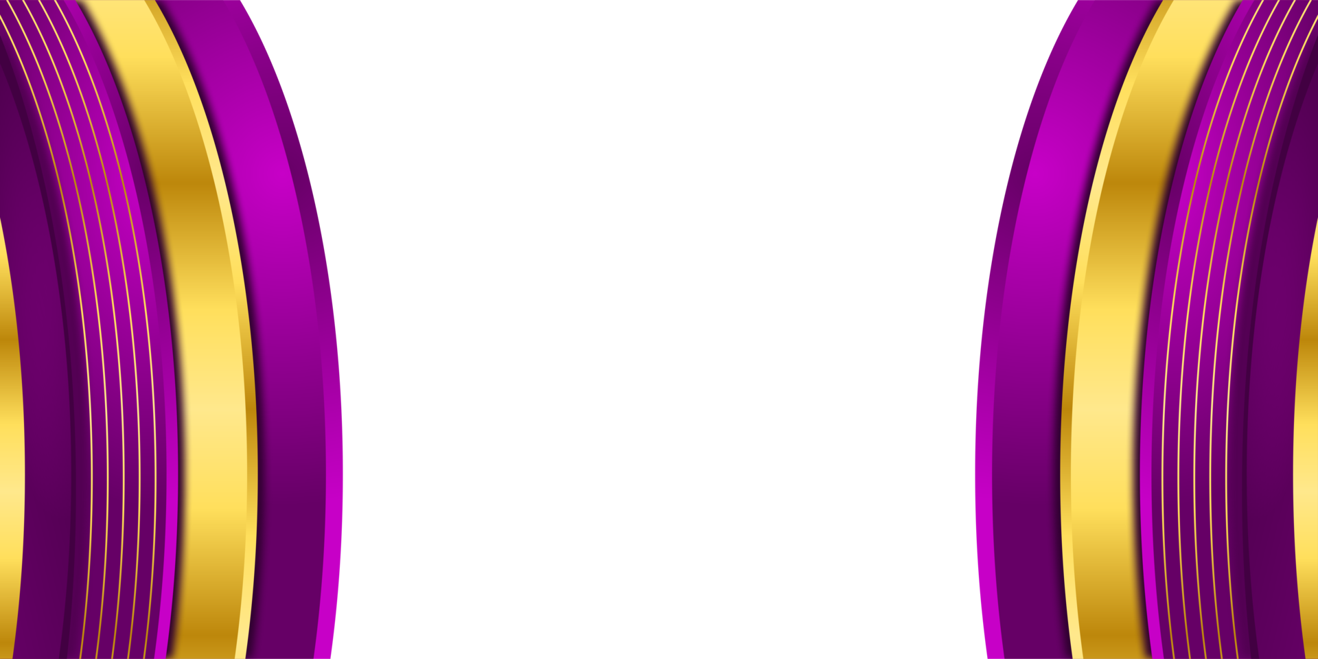 transparent luxury elegant purple gold border frame background png
