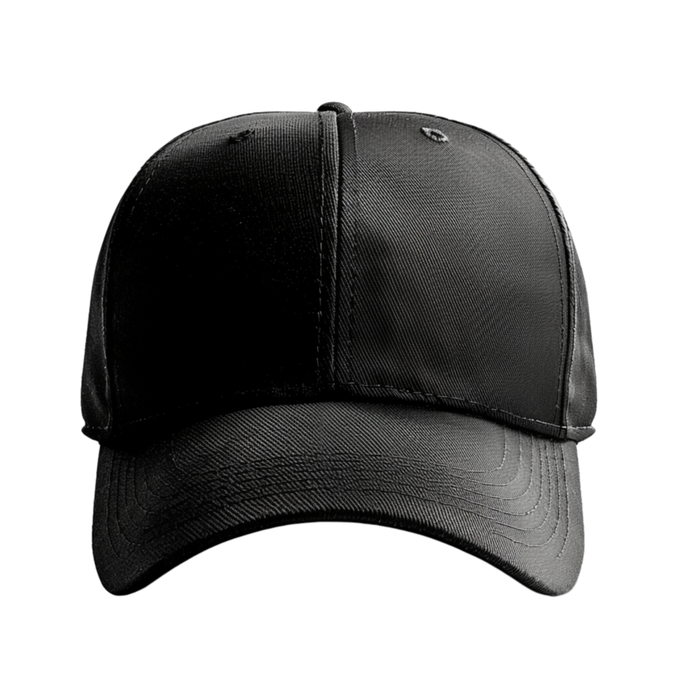 Blank mockup of a lightweight nylon baseball cap png