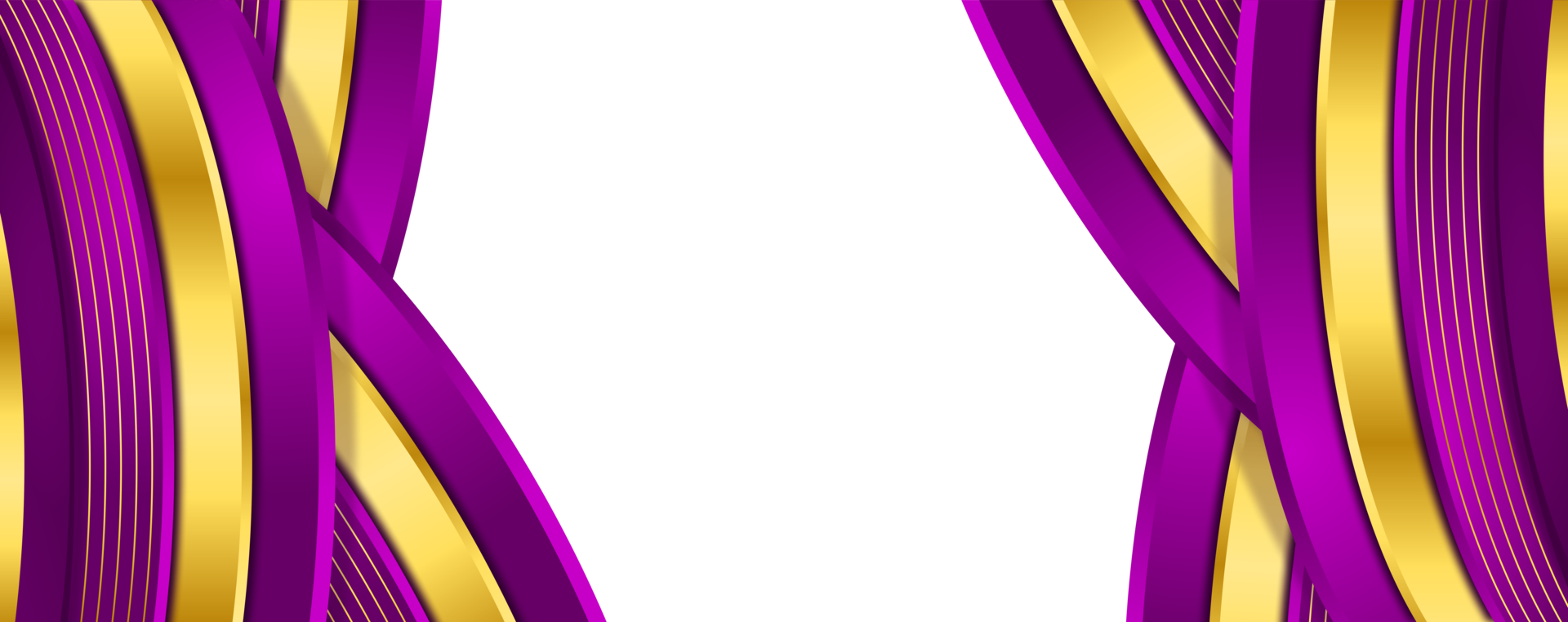 transparent luxury elegant purple gold border frame background png