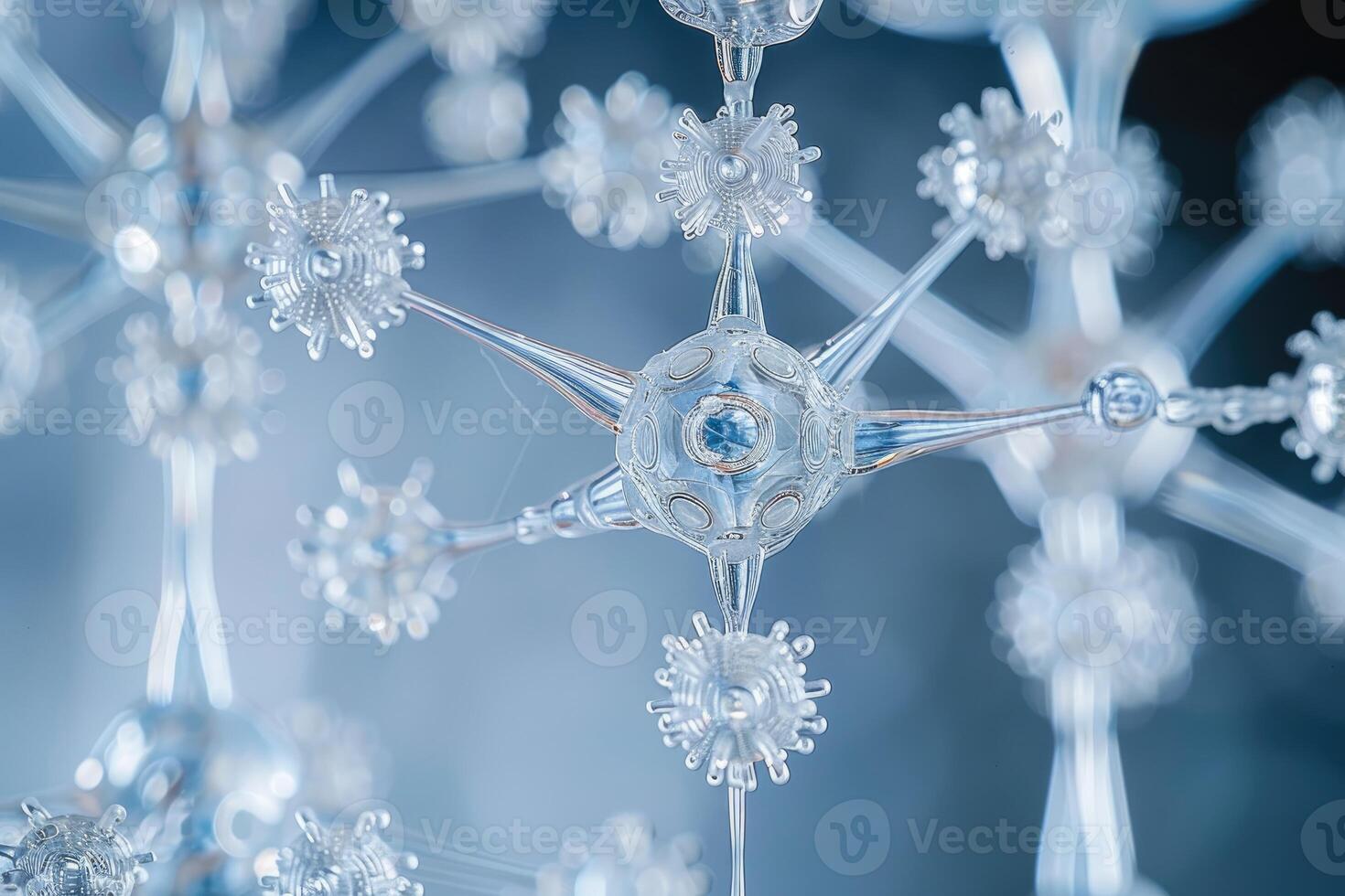 Water molecule model background professional photography photo