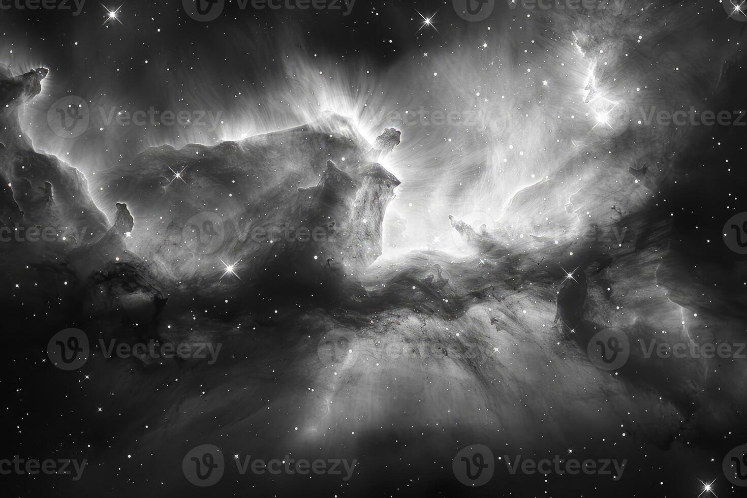 shining stars in the sky professional photography photo