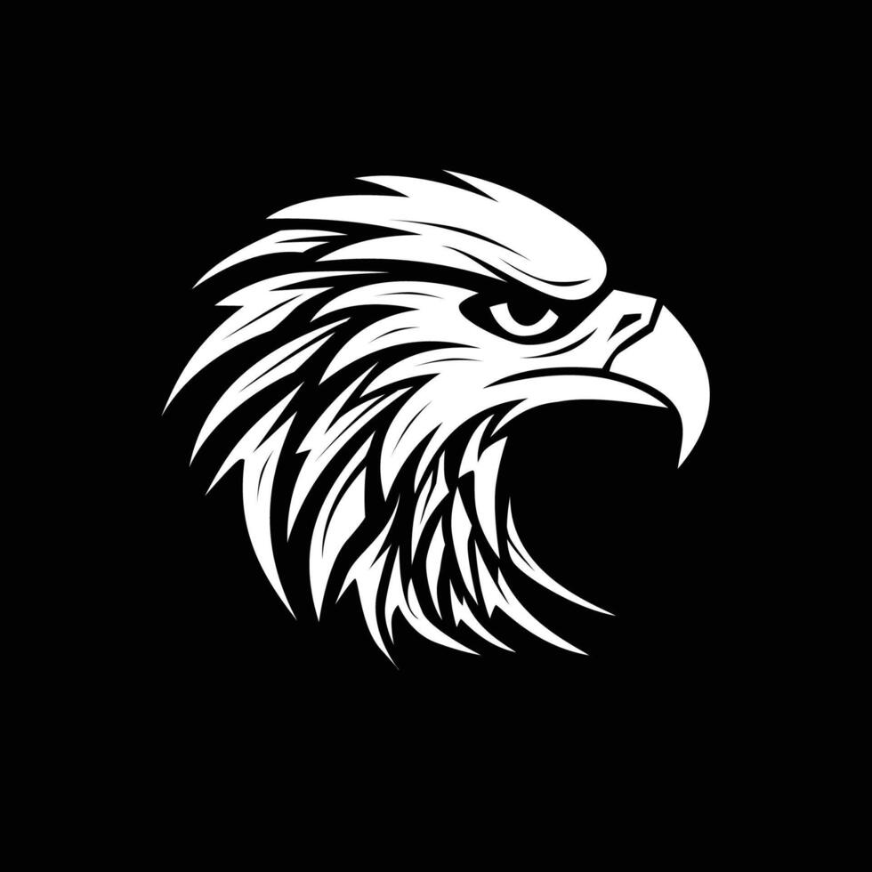 abstract eagle head logo illustration vector