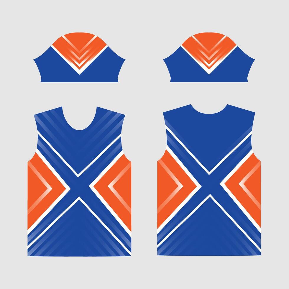 Soccer Jersey Templates for Dynamic T-Shirt Designs vector