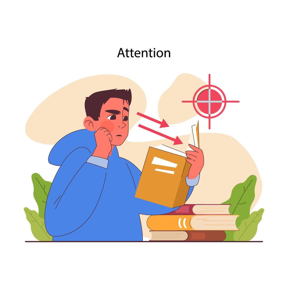 Cognitive skill. Human cognitive function, ability or capacity to process vector