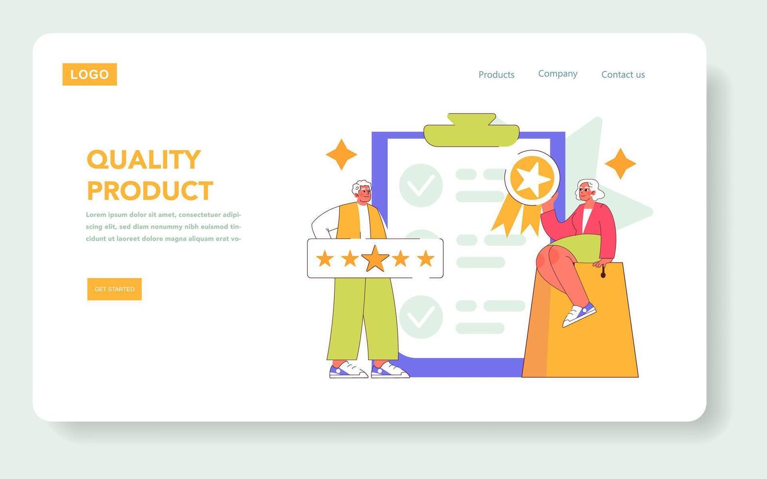 brand trust. Flat Illustration vector