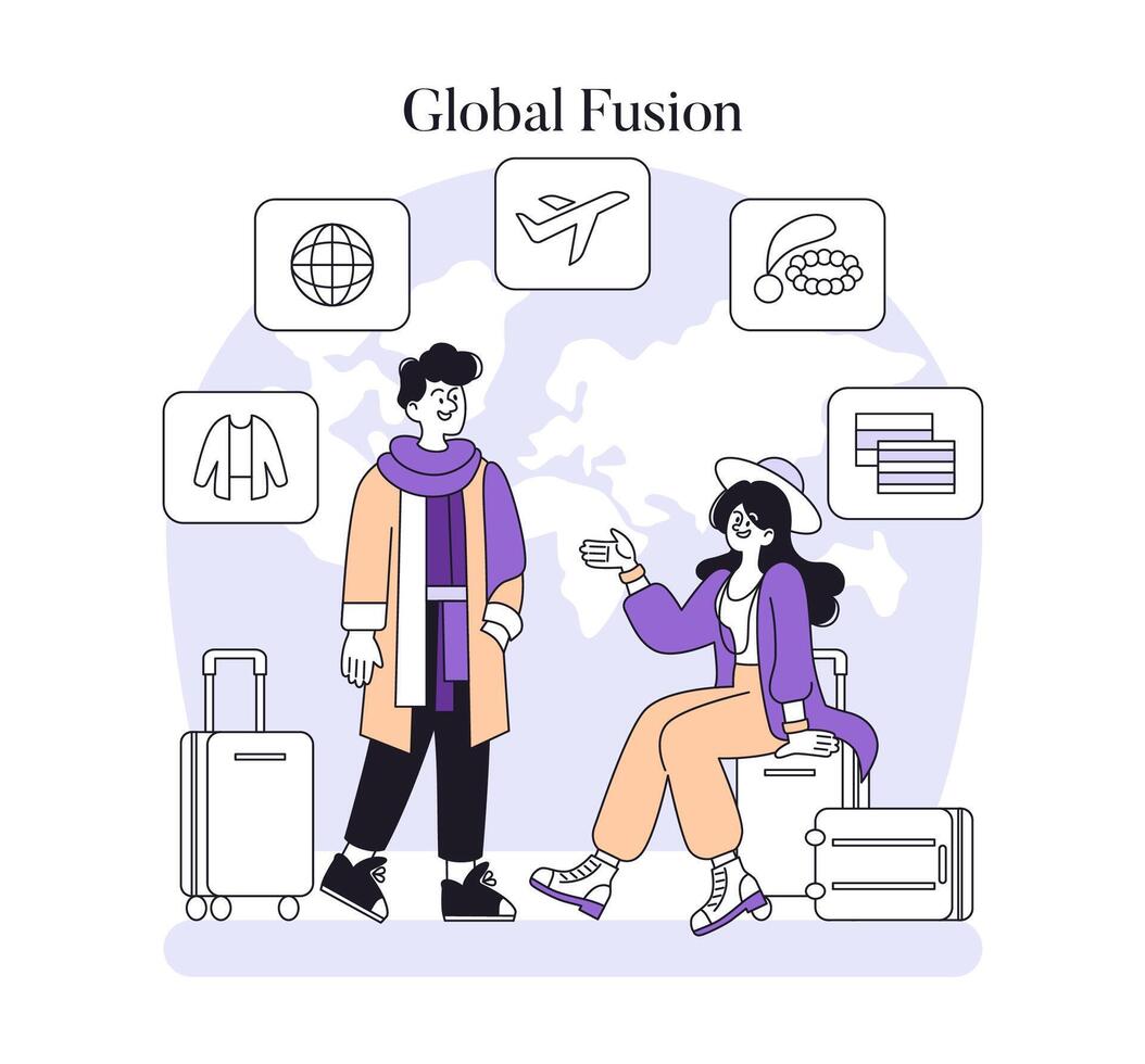 personalization. Flat Illustration vector