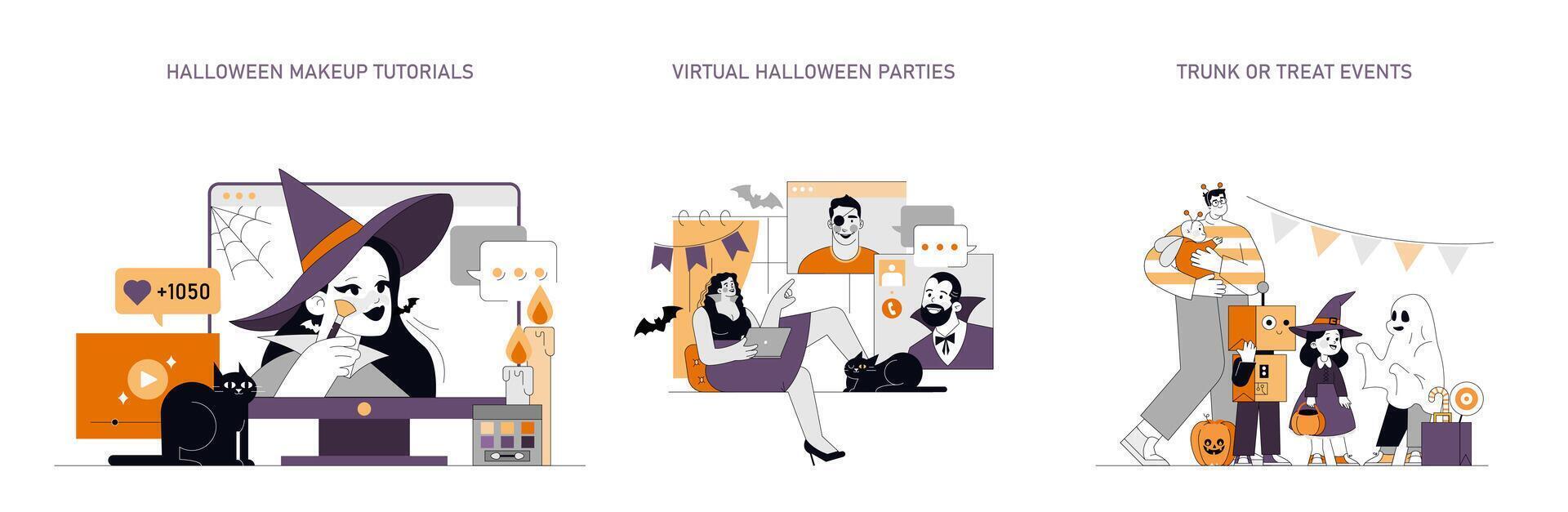 Halloween. Flat Illustration vector